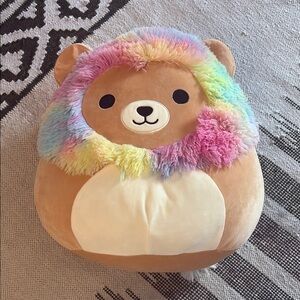 Rainbow Lion Squishmallow "Leonard" with tags